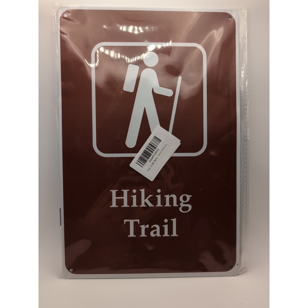 Hiking Trail-Steel Decor‎ Sign 12x8